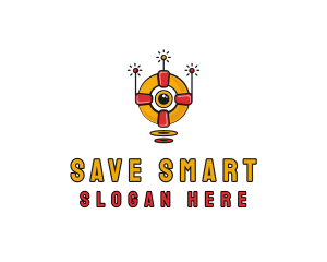 Save - Eye Robot Lifebuoy logo design