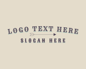Typography - Casual Rustic Fashion logo design