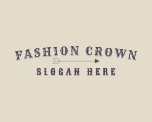 Casual Rustic Fashion logo design