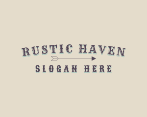 Casual Rustic Fashion logo design