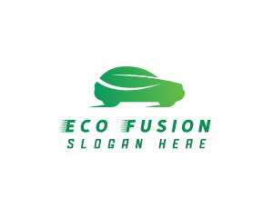 Hybrid - Eco Friendly Car logo design