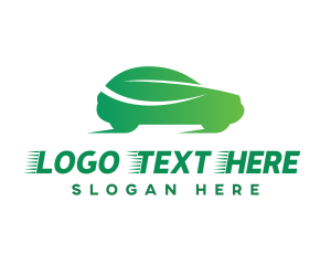 Green Leaf - Green Leaf Car logo design