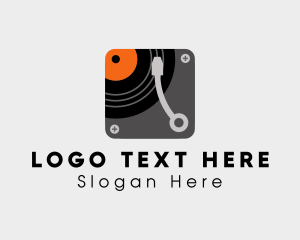 Mobile - Record Player App logo design