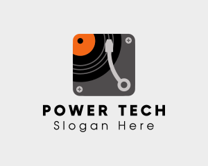 Classical Music - Record Player App logo design