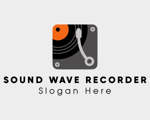 Record Player App logo design