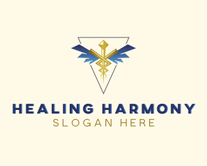 Medical Wings Clinic logo design