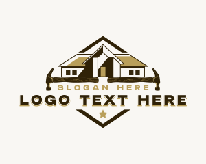 Carpentry - Renovation Hammer Construction logo design