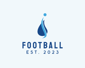 Drop - Water Droplet Letter I logo design