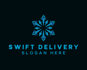 Arrow Logistics Courier logo design