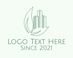 Building - Eco Friendly City logo design