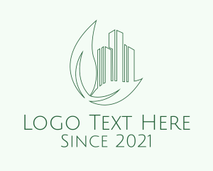 Building Maintenance - Eco Friendly City logo design