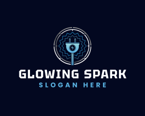 Electrical Power Plug logo design