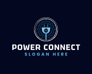 Plug - Electrical Power Plug logo design