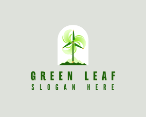 Sustainable Windmill Propeller logo design