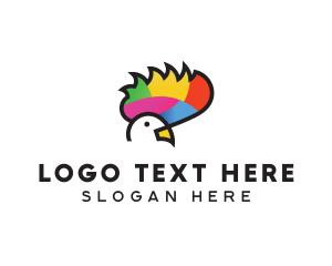 Lgbt - Bird Chicken Animal logo design