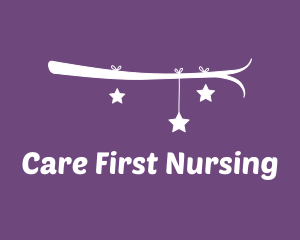 Nursing - Hanging Stars Branch logo design