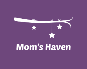 Mom - Hanging Stars Branch logo design