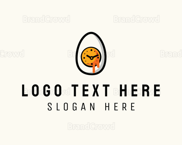 Breakfast Egg Clock Logo