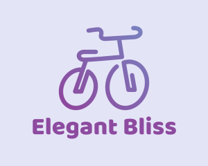 Gradient Bicycle Bike Logo