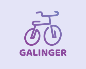 Gradient Bicycle Bike Logo