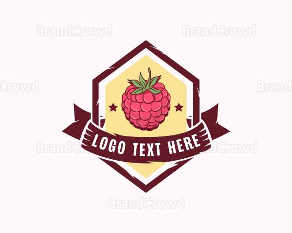 Raspberry Fruit Market Logo