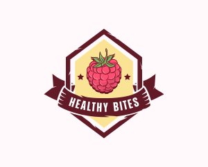 Raspberry Fruit Market logo design