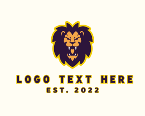 Mascot - Wild Lion Mascot logo design