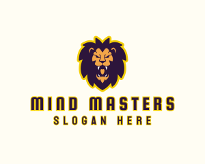 Head - Wild Lion Head logo design