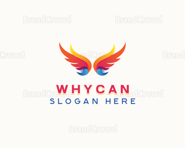 Angel Holy Wings Logo