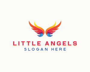 Angel Holy Wings logo design