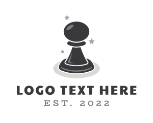 Indoor Game - Pawn Chess Strategist logo design