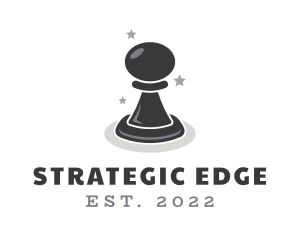 Strategy - Pawn Chess Strategist logo design