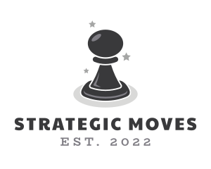 Chess - Pawn Chess Strategist logo design