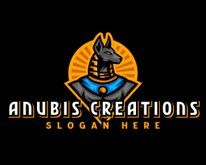 Anubis - Egyptian Anubis Gaming logo design