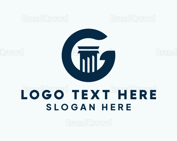 Finance Column Firm Letter G Logo
