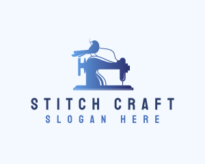 Bird Sewing Machine logo design