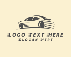 Car - Fast Racing Car logo design