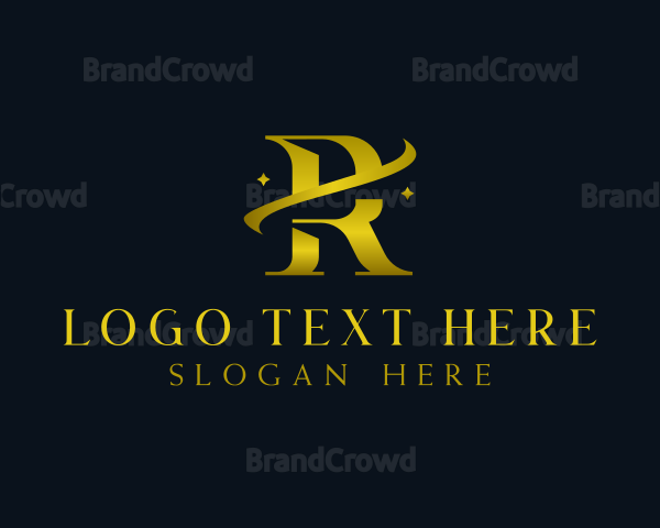 Luxury Premium Swoosh Logo