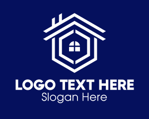 Polygonal - Home Geometric Construction Circle logo design