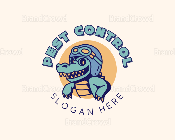 Airplane Pilot Croc Logo