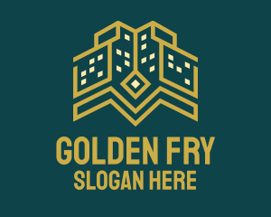 Golden Tower Building logo design