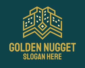 Golden Tower Building logo design