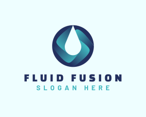 Purified Water Supply logo design