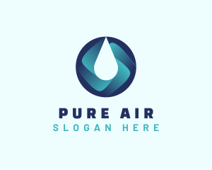 Purified Water Supply logo design