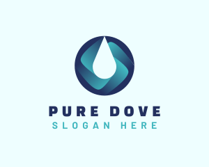 Purified Water Supply logo design