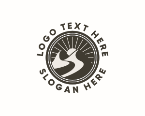 Travel - Peak Mountain Camping logo design