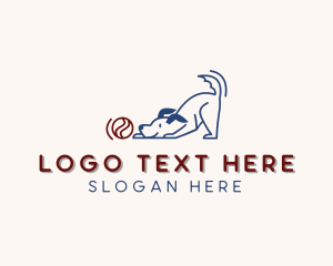 Pet Hotel - Dog Kennel Ball logo design