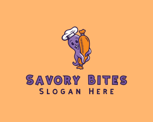 Sausage - Octopus Sausage Restaurant logo design