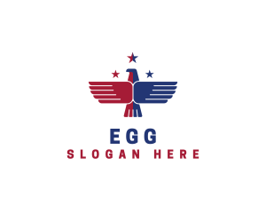 Aeronautics - American Eagle Wings logo design