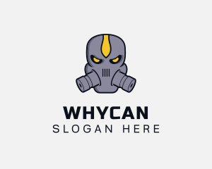 Gas Mask Villain Logo